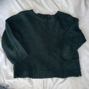 Ann Taylor Green Wool Sweater